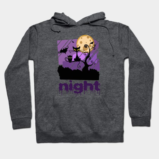 night Hoodie by carismashop